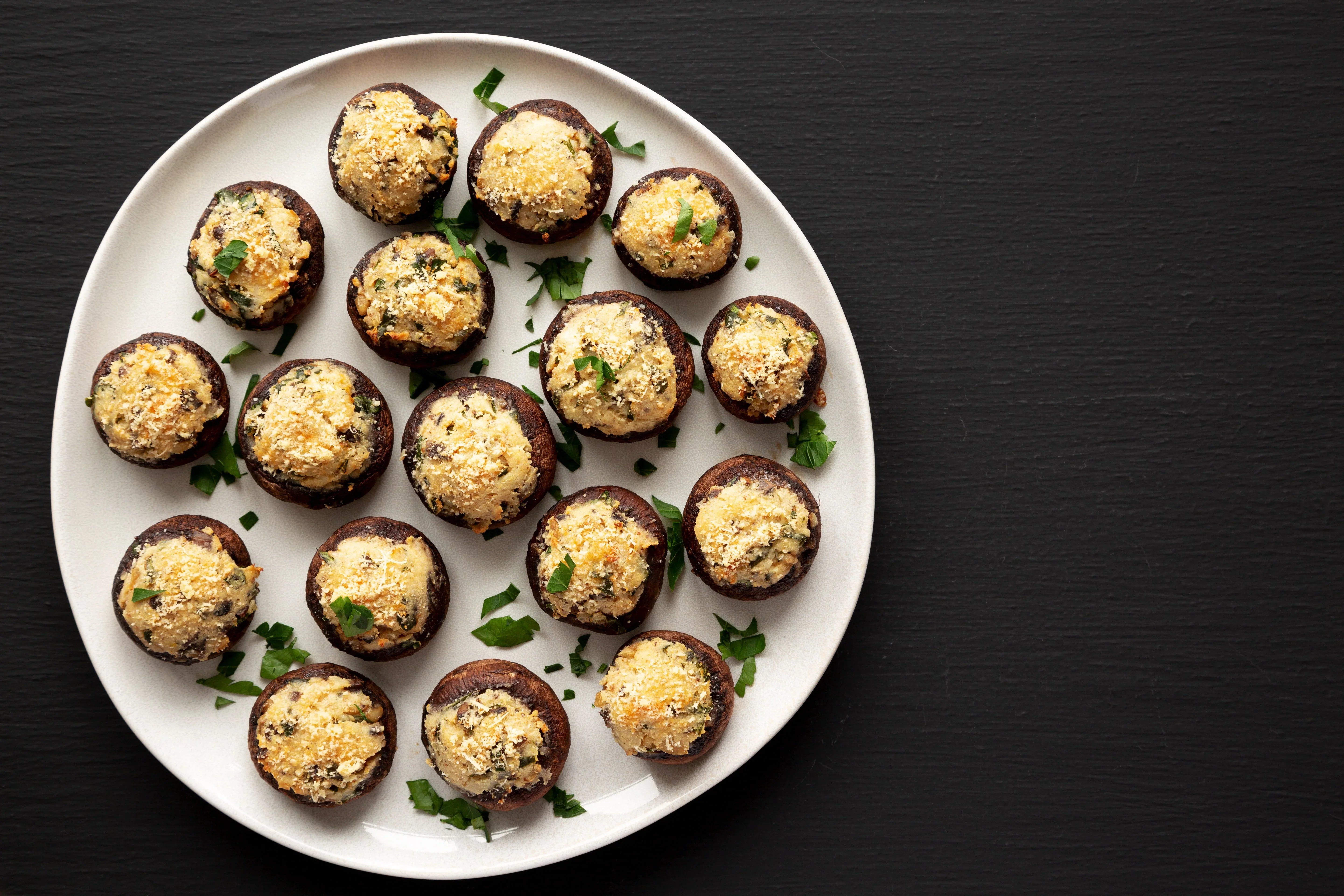 Ricotta and Artichoke Stuffed Portabella Mushrooms