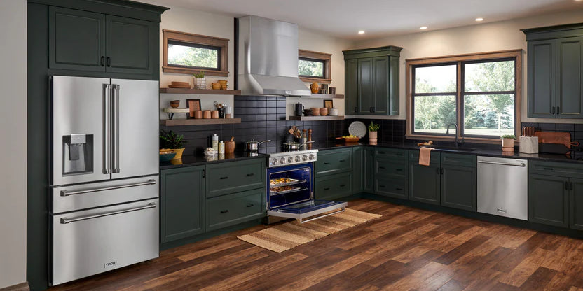 4 Piece Stainless Steel Kitchen Appliance Package