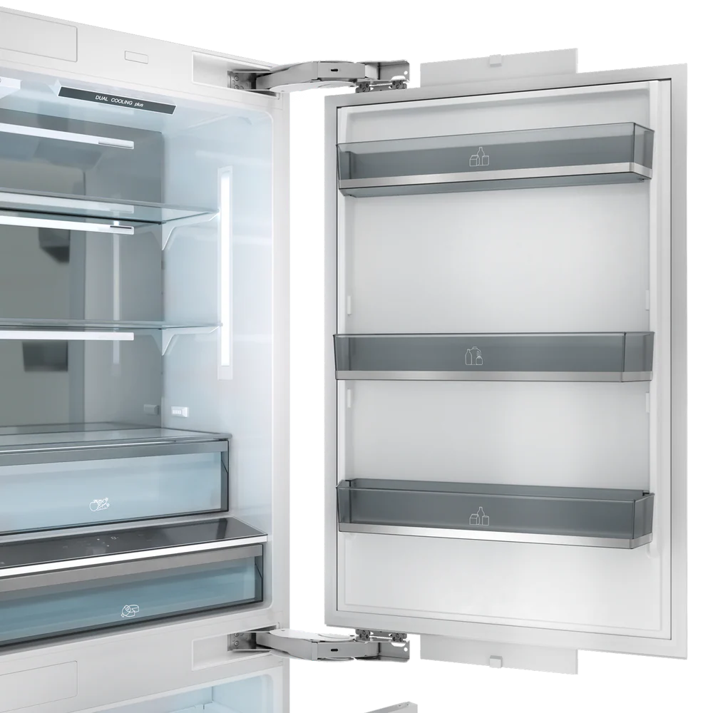 Thor Kitchen 30-inch Built-In Stainless-Steel Panel-Ready Bottom Mount Refrigerator – XRF3016BBP-SS