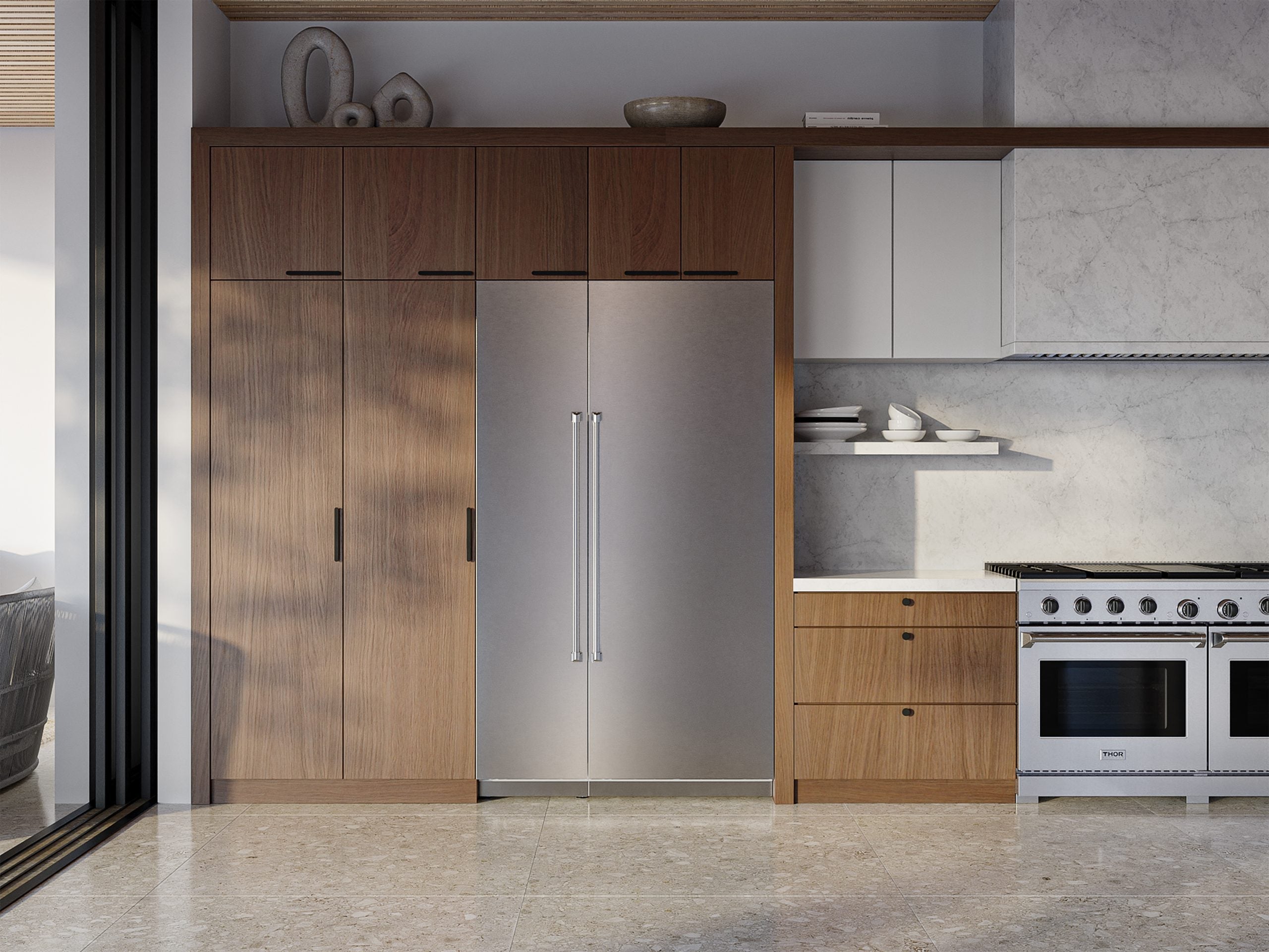 Thor Kitchen 18-inch Built-in Freezer Column, Panel Ready - XRF18CFZ-SS