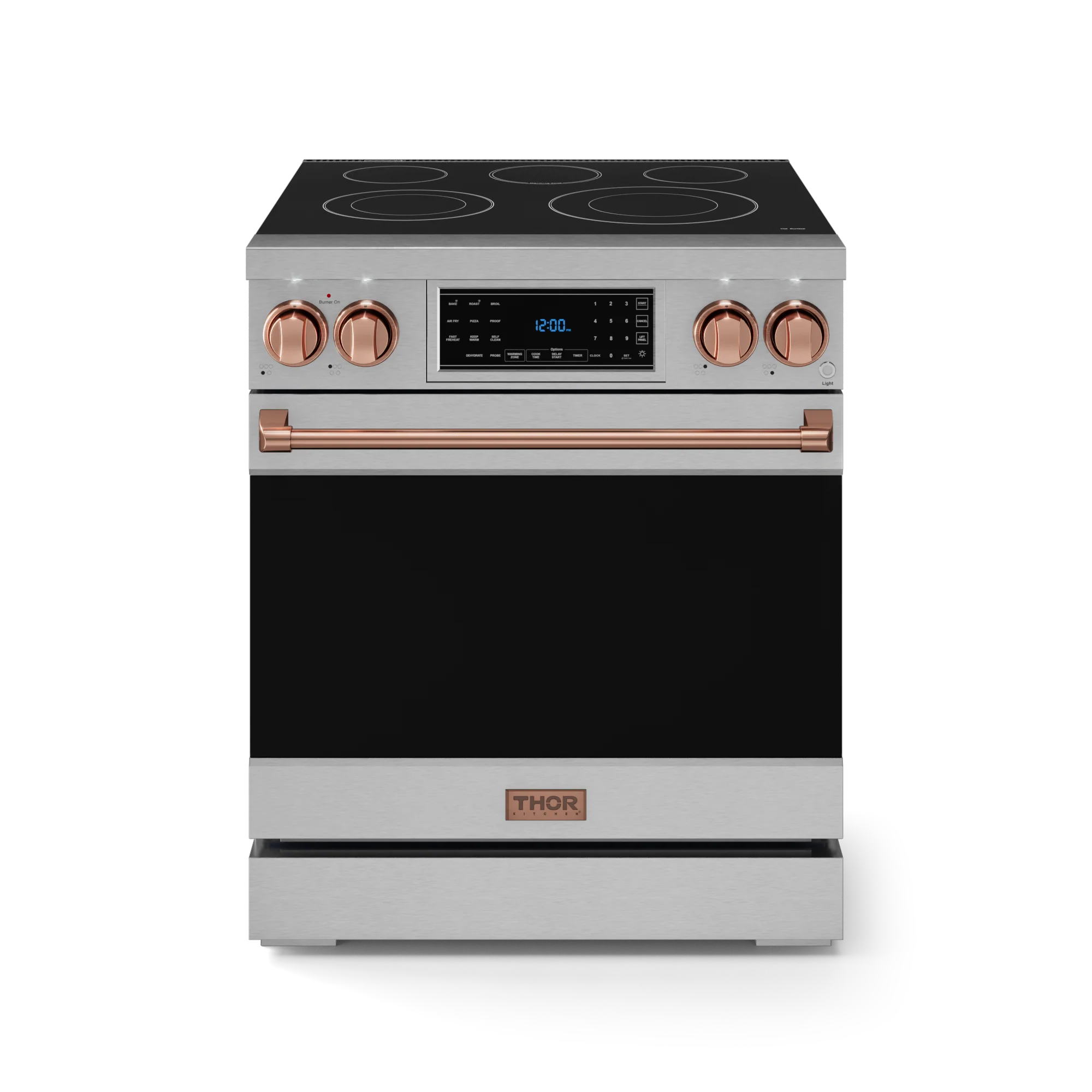 30 Inch Professional Electric Range with Tilt Panel Touch Control in Stainless Steel/Rose Gold | Gordon Ramsay Series - RSE30-RSG