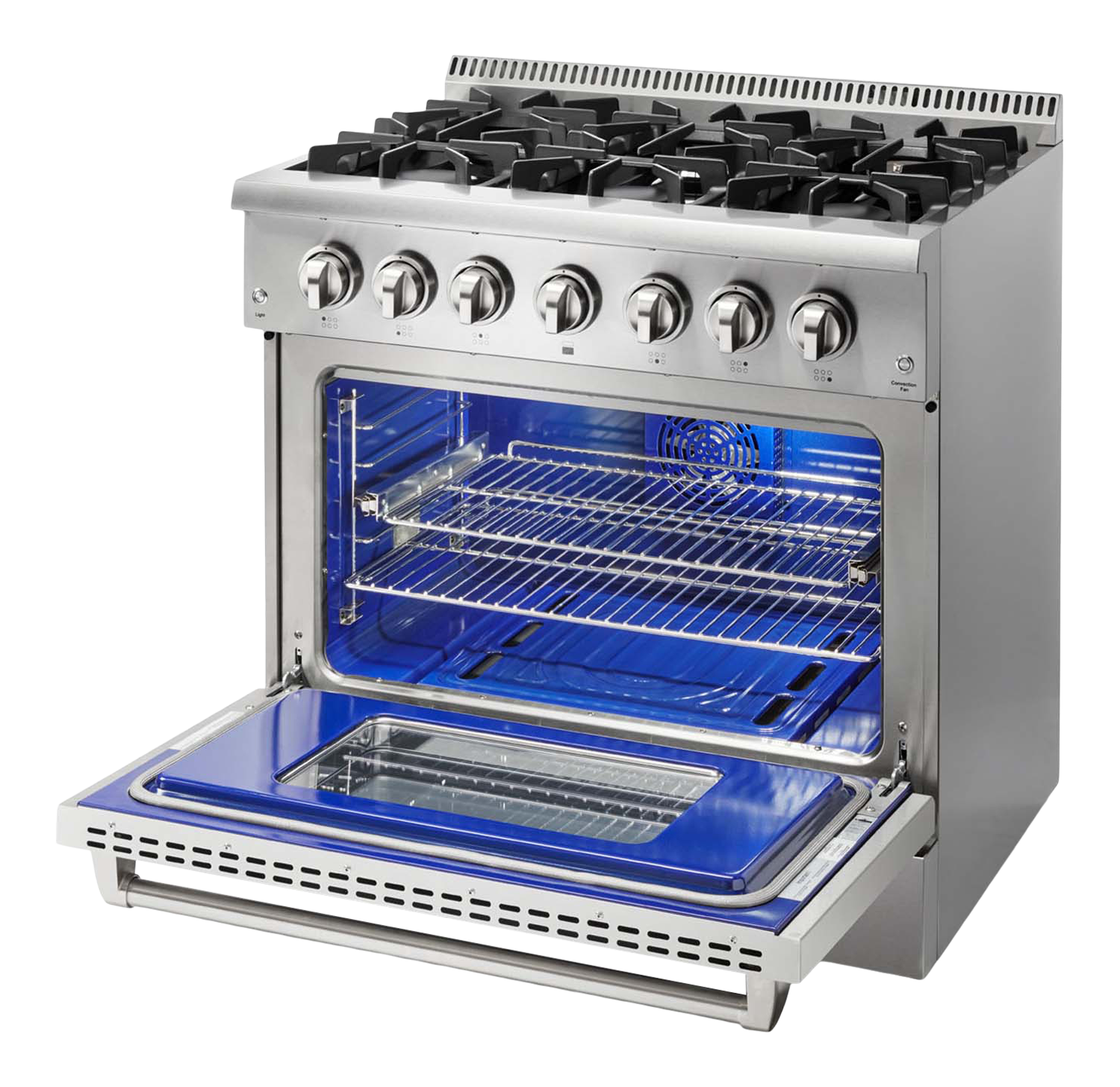 Thor Kitchen 36-Inch Professional Dual Fuel Range – Model HRD3606U