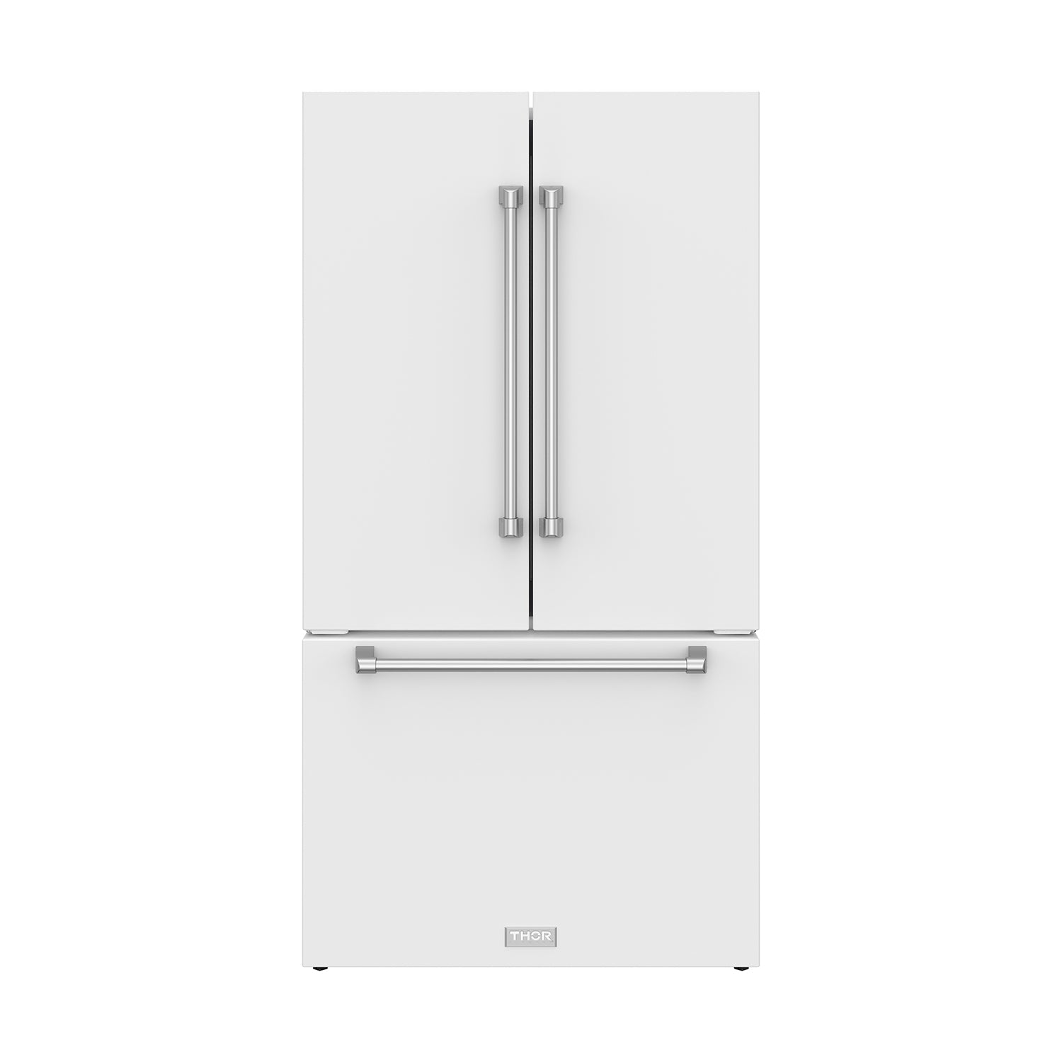 36 Inch Collection French Door Counter Depth Refrigerator with Ice Maker – White | Gordon Ramsay Series