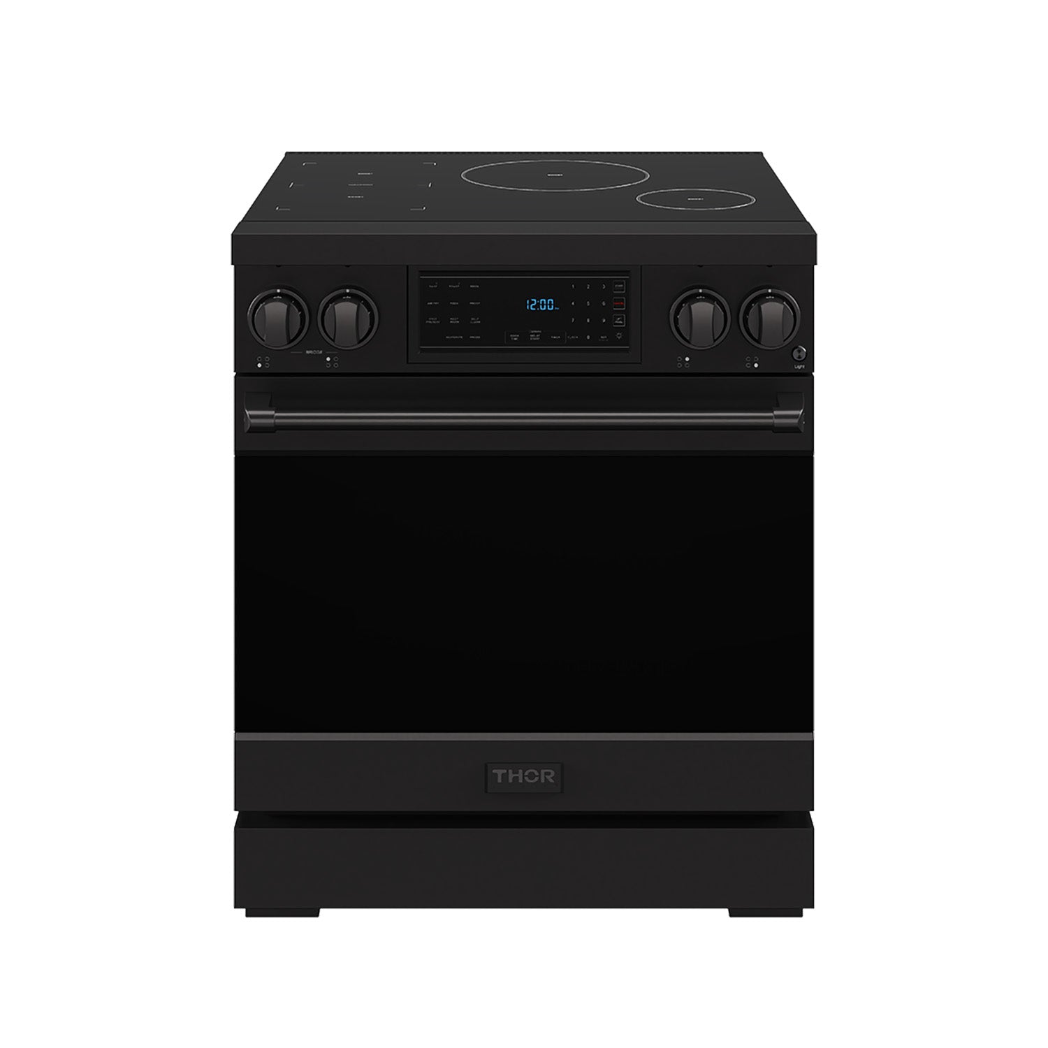 30 Inch Professional Induction Range with Tilt Panel Touch Control in Black | Gordon Ramsay Series