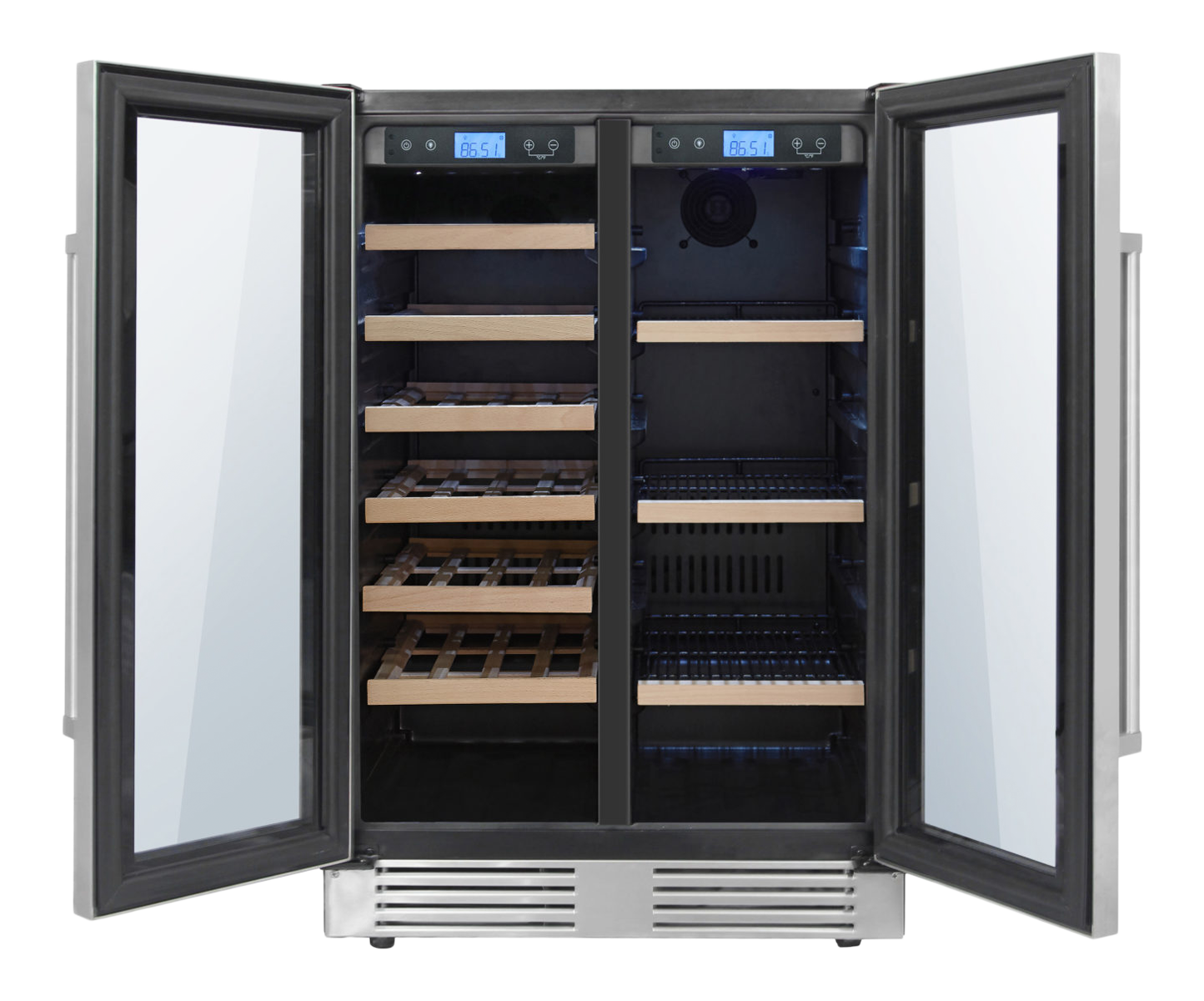 Thor Kitchen 24-Inch French Door Wine and Beverage Center - Model TBC2401DI