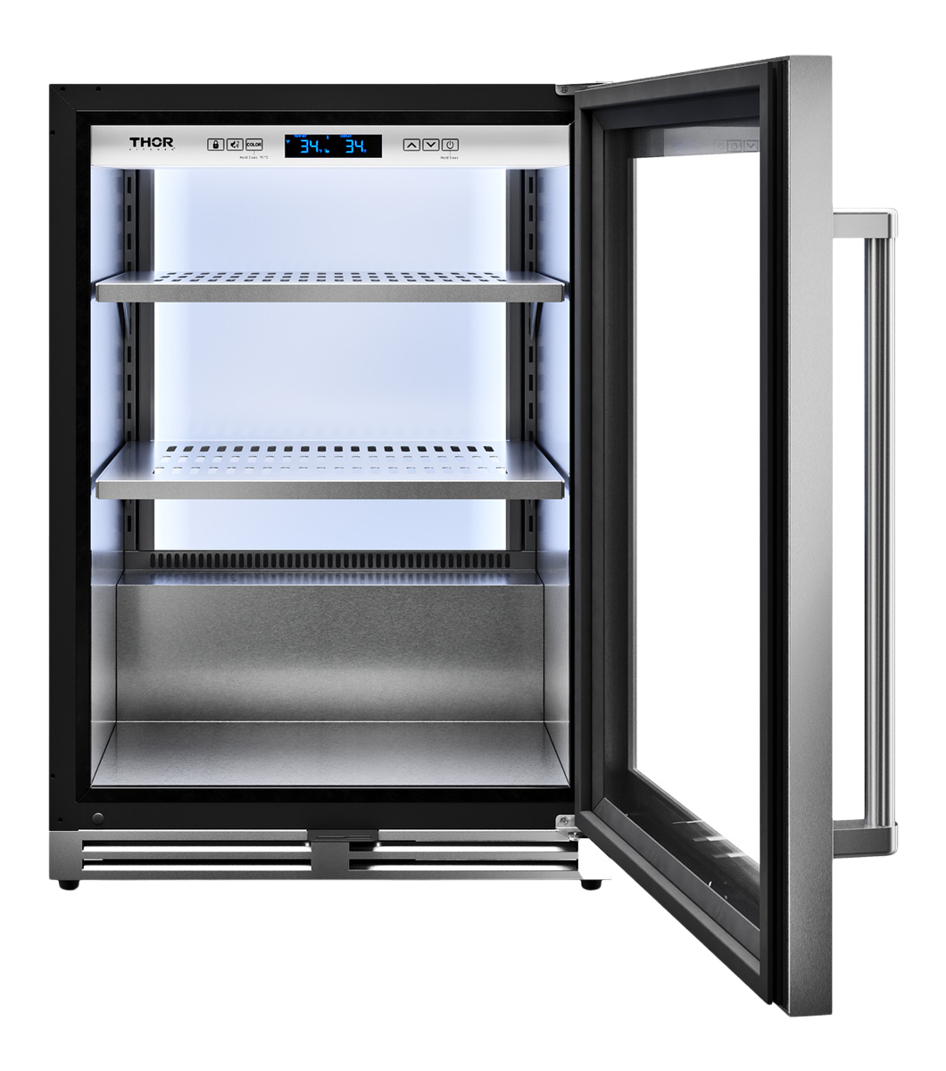 Thor Kitchen 24 Inch Professional Undercounter Beverage Cooler – Model TBR24U