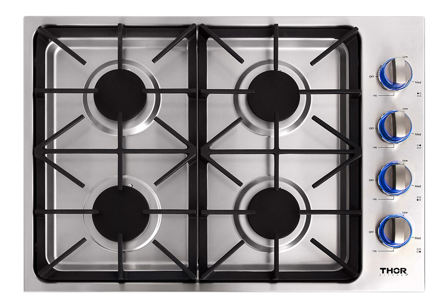 Thor Kitchen 30-Inch Professional Drop-In Gas Cooktop – Model TGC3001