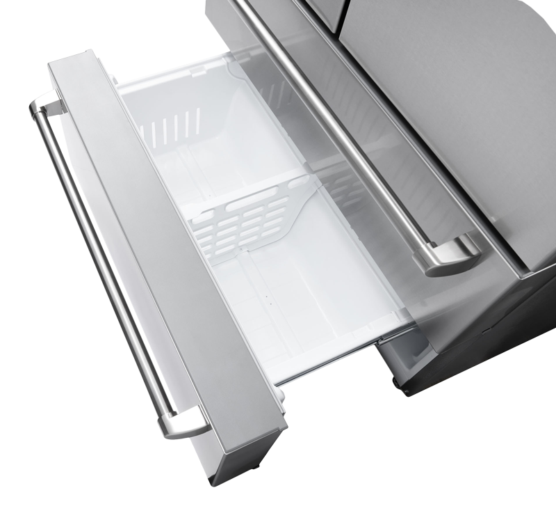 Thor Kitchen 36 Inch Professional French Door Refrigerator with Freezer Drawers - Model TRF3602