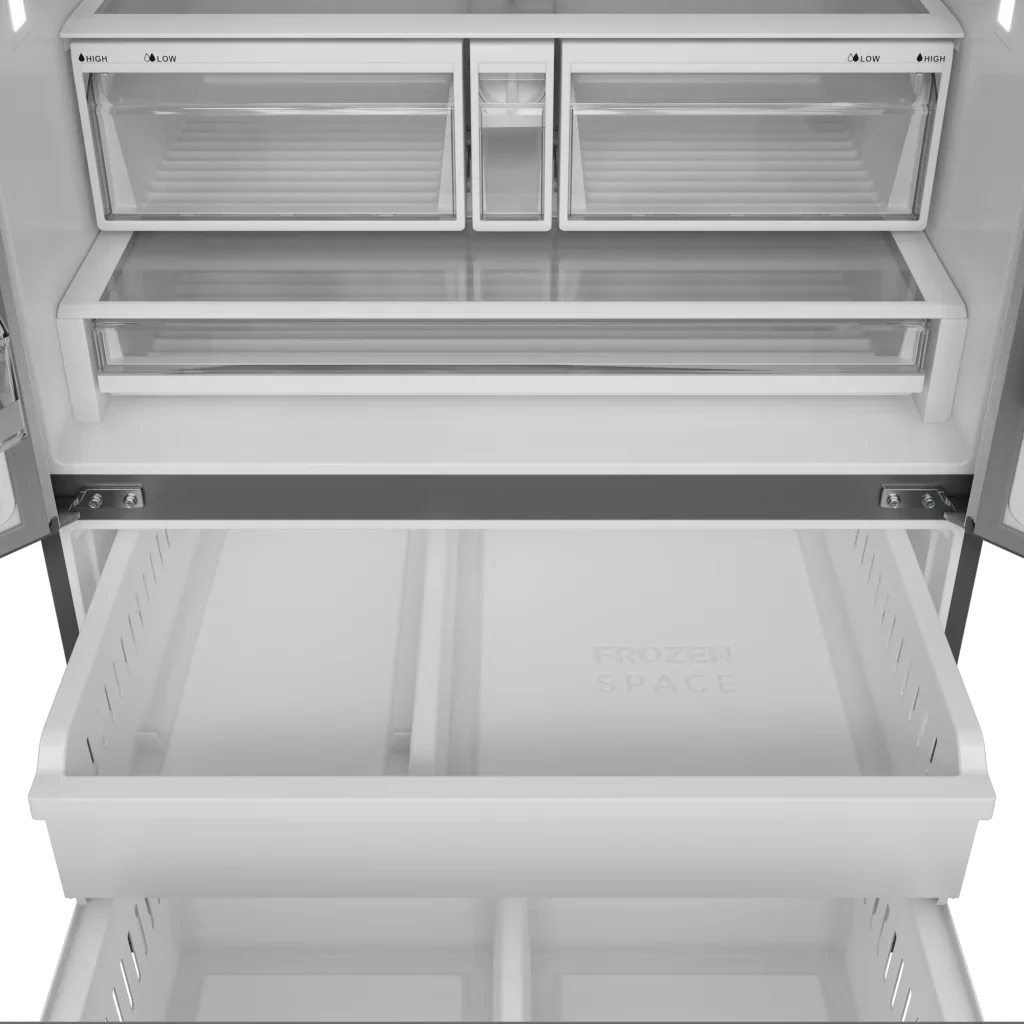 Thor Kitchen 36 Inch Professional French Door Refrigerator with Ice and Water Dispenser – Model TRF3628FFD