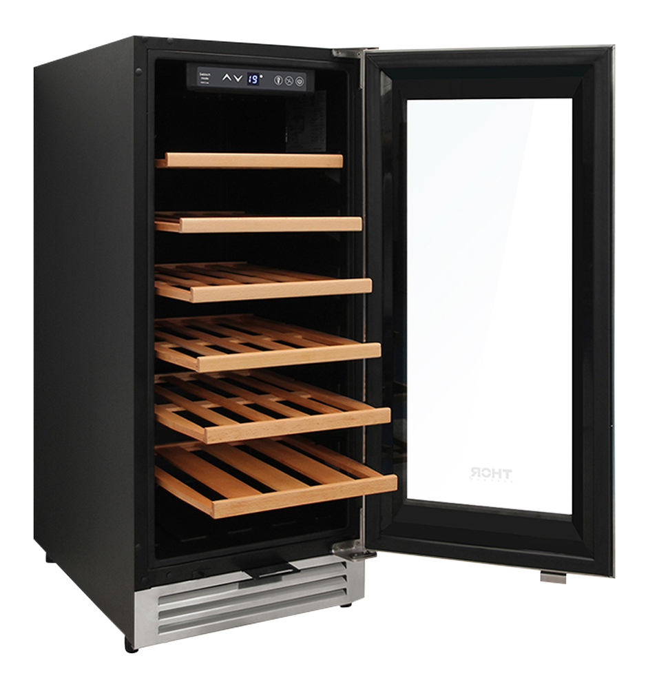 Thor Kitchen 15-Inch Single Zone Wine Cooler, 33 Wine Bottle Capacity - Model TWC1501