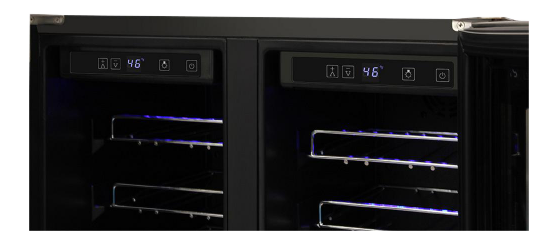 Thor Kitchen 42 Bottle Dual Zone Built-in Wine Cooler - Model TWC2402