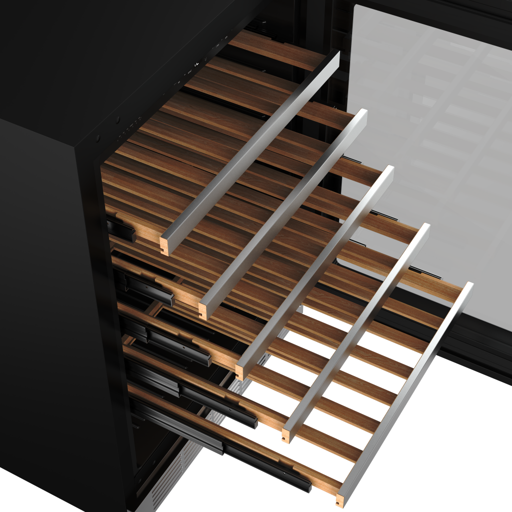 Thor Kitchen 24-Inch Single Zone Wine Cooler, 46 Wine Bottle Capacity – Model TWC24US