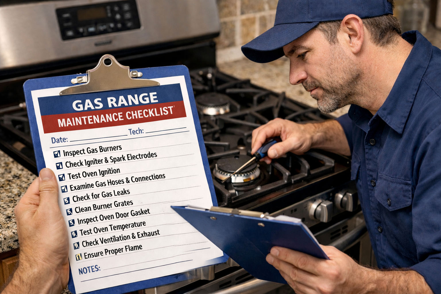 Complete Gas Range Maintenance Checklist Every Homeowner Should Follow