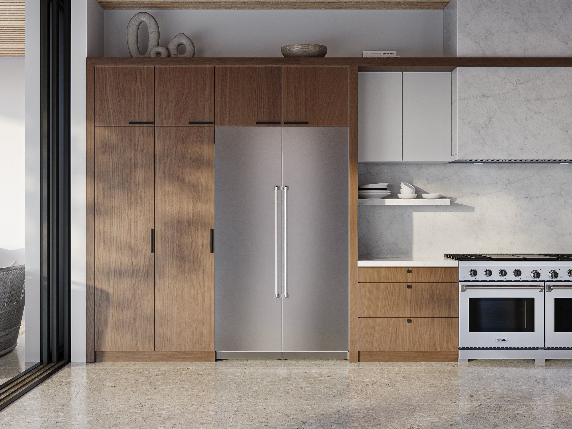 Thor Kitchen 24-inch Built-in Freezer Column, Panel Ready