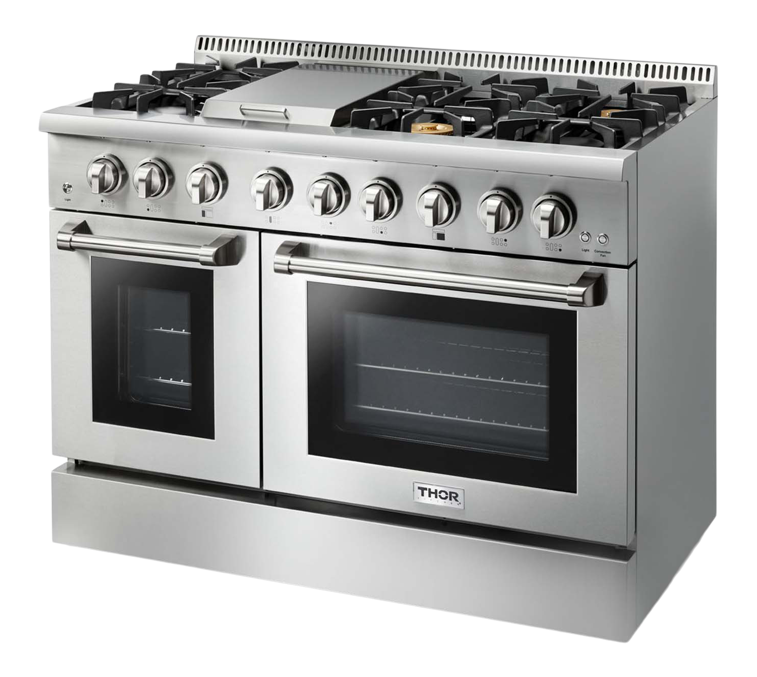 Thor Kitchen 48 Inch Professional Dual Fuel Range in Stainless Steel – Model HRD4803U