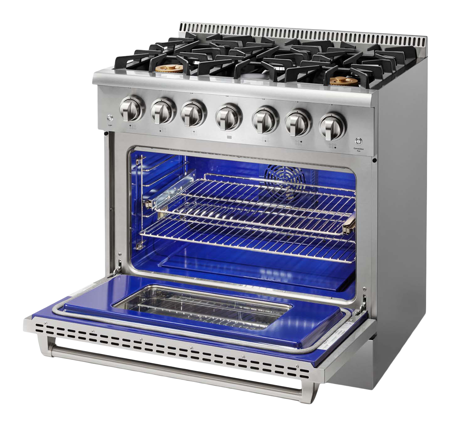 THOR Kitchen 36-Inch Professional Gas Range - HRG3618U