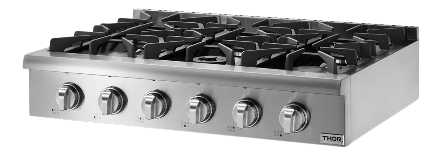 Thor Kitchen 36-Inch Professional Gas Rangetop – Model HRT3618U
