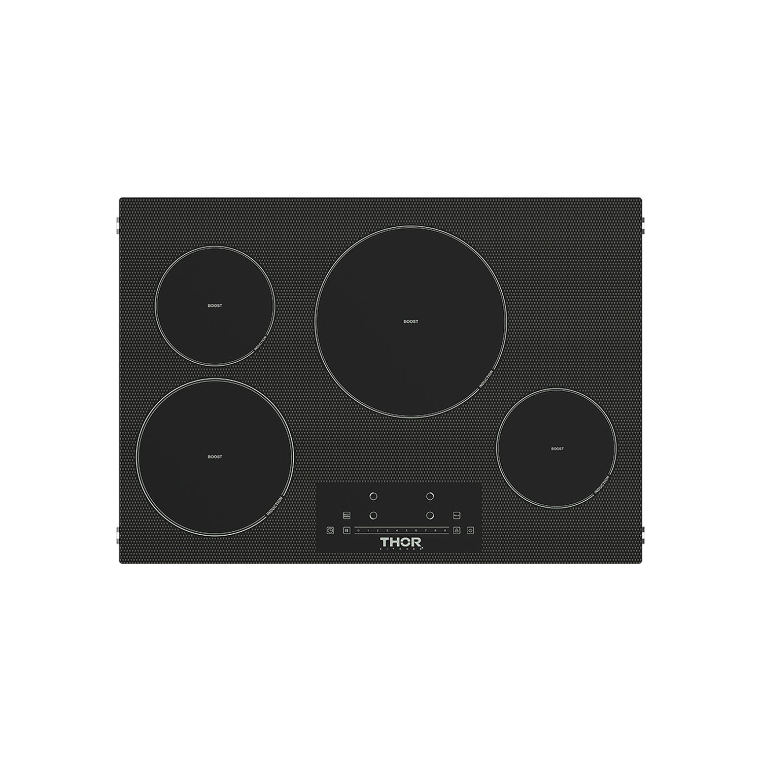 36 Inch 5-Element Induction Cooktop in Black with Touch Controls