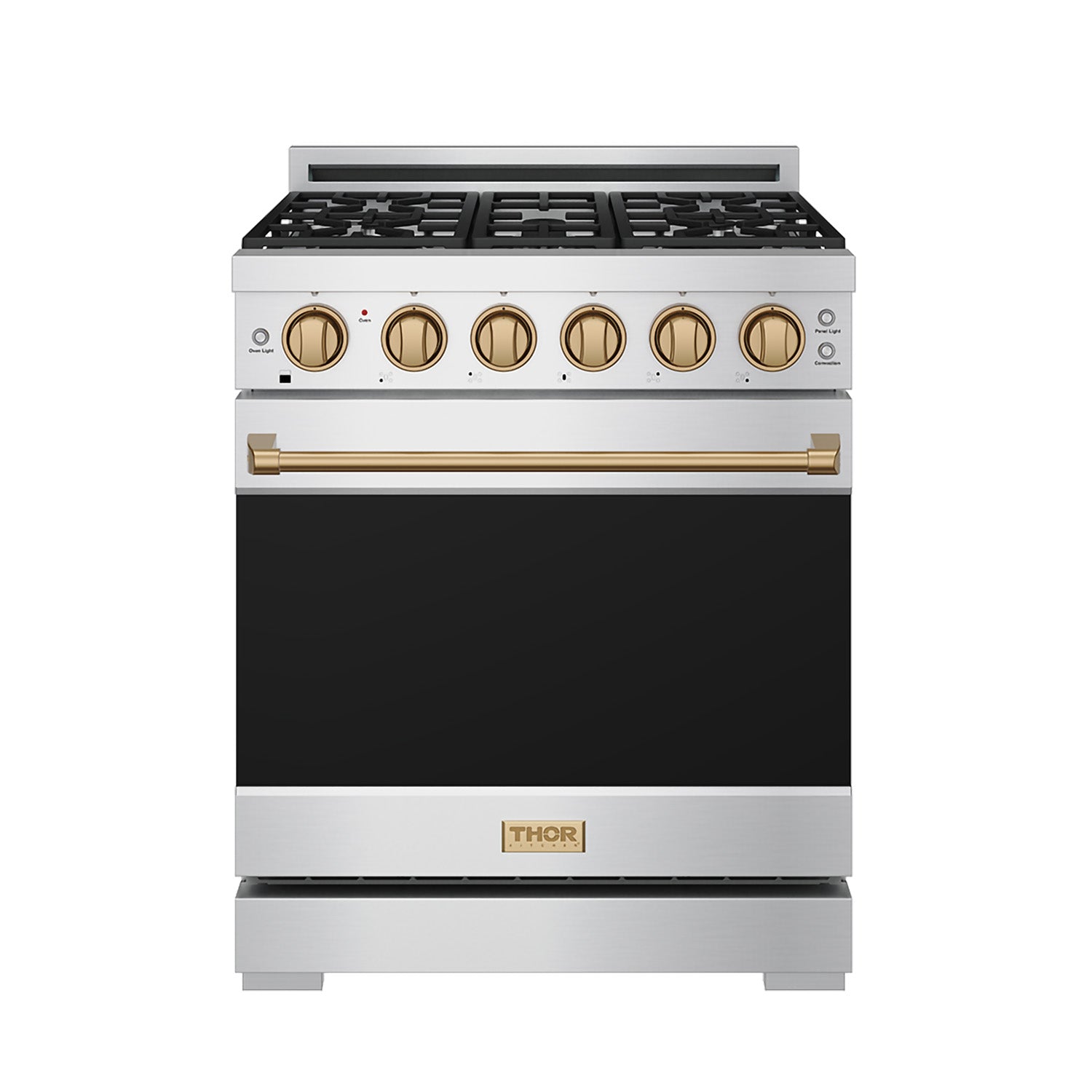 30 Inch Professional Gas with Precision Knob Control in Stainless Steel/Bronze