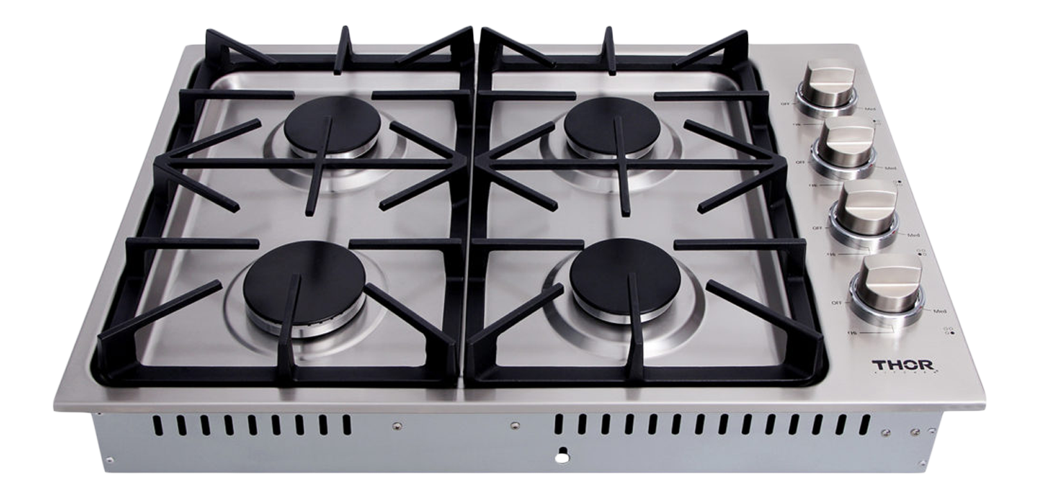 Thor Kitchen 30-Inch Professional Drop-In Gas Cooktop – Model TGC3001
