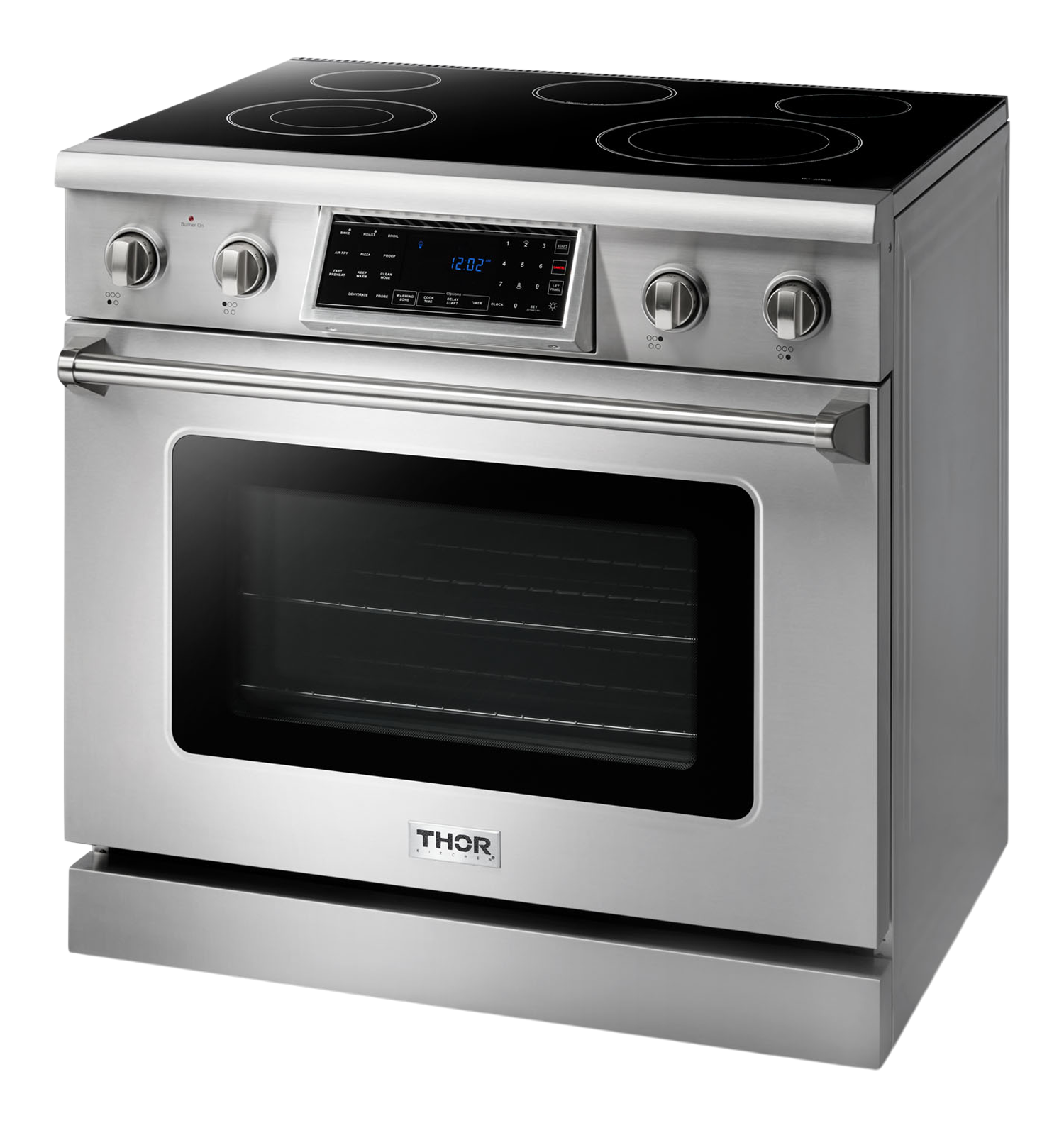 THOR Kitchen 36-Inch Tilt Panel Electric Range - Professional - TRE3601