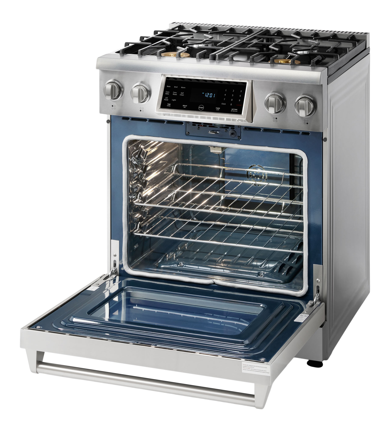 THOR Kitchen 30-Inch Tilt Panel Gas Range - Professional - Model TRG3001