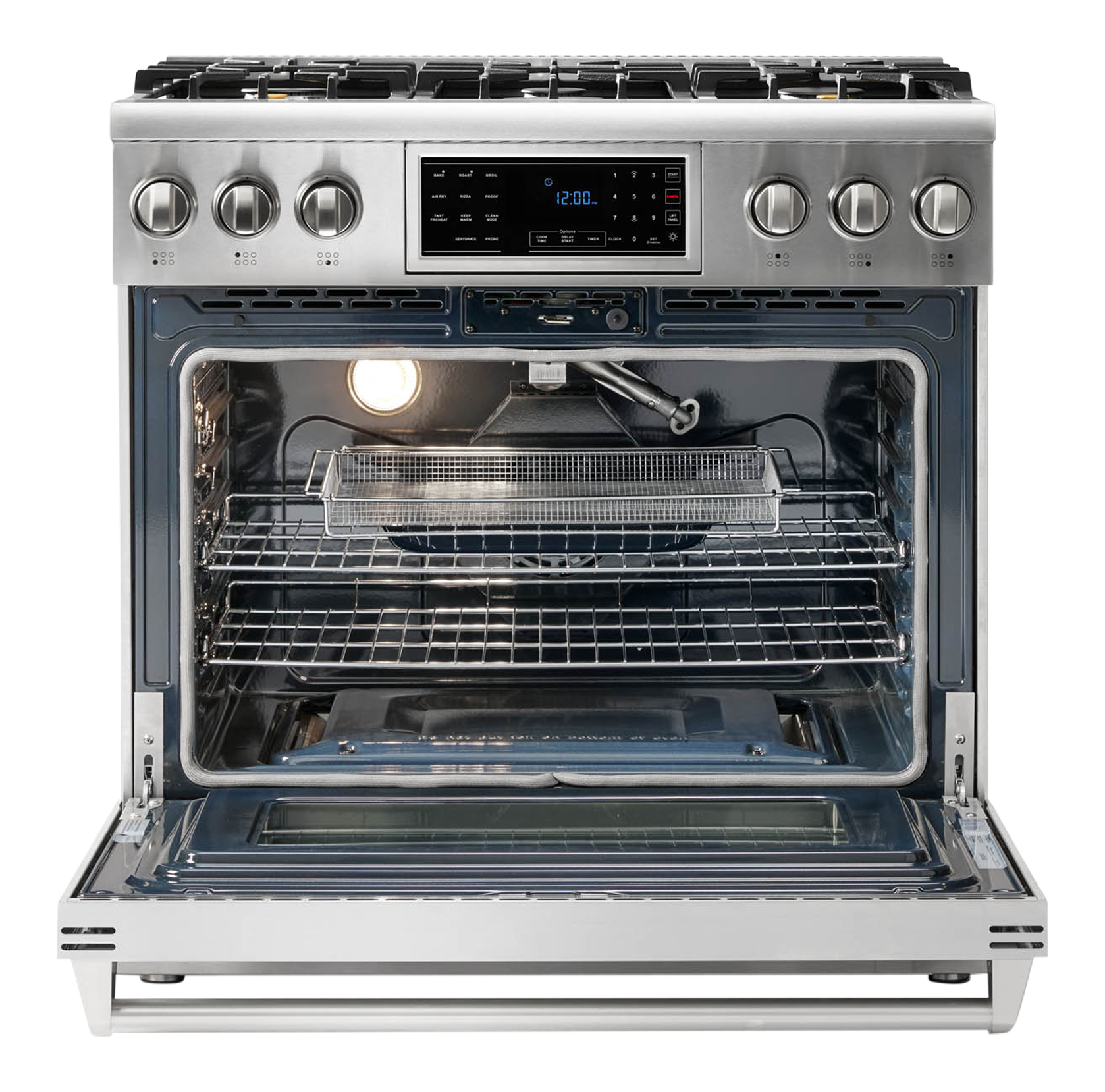 THOR Kitchen 36-Inch Tilt Panel Gas Range - Professional - Model TRG3601