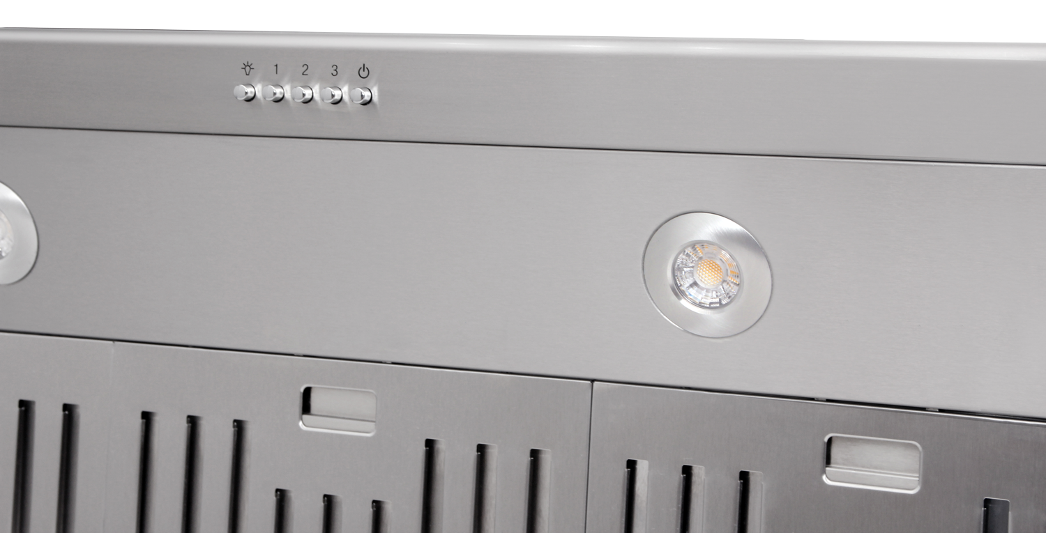 36 Inch Professional Range Hood, 11 Inches Tall in Stainless Steel - Model TRH3606