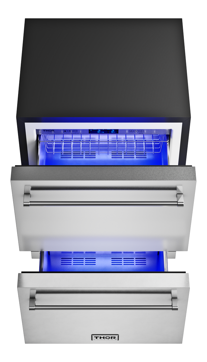 Thor Kitchen 24-Inch Indoor Outdoor Freezer Drawer – Model TRZ24U