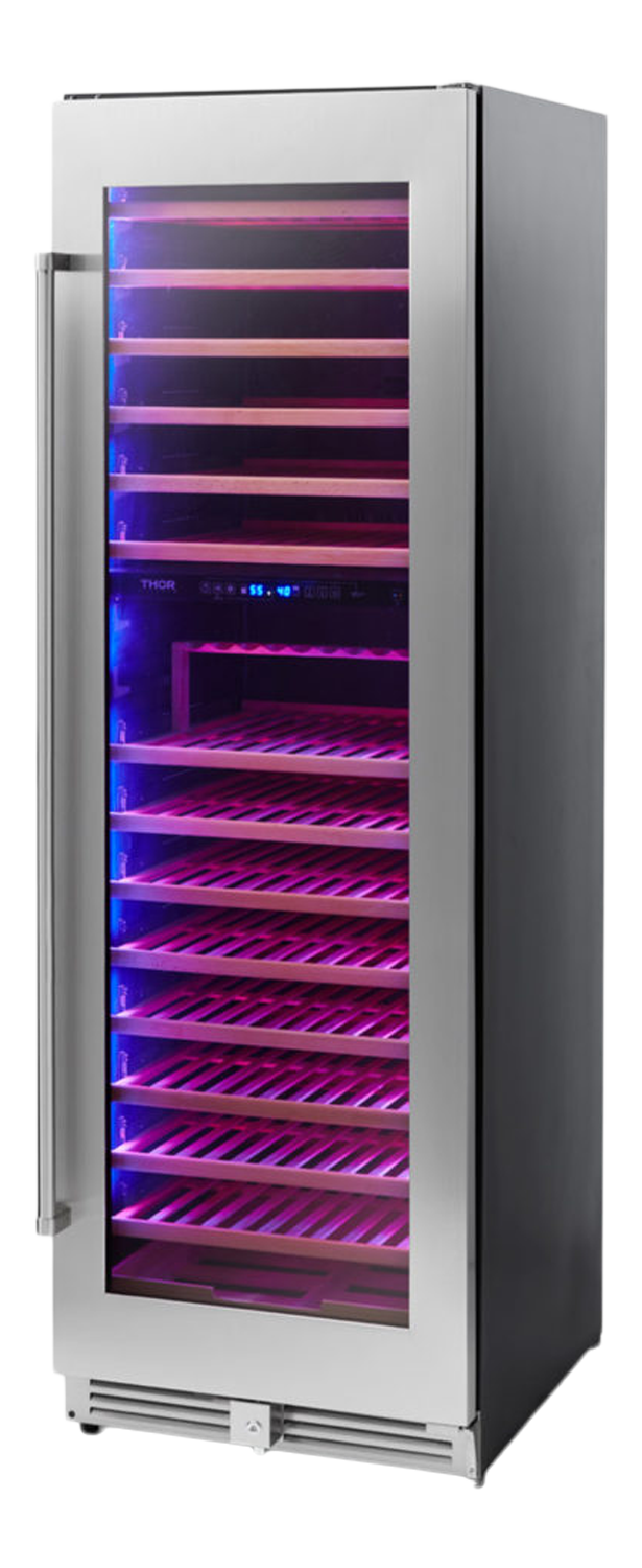 24 Inch Dual Zone Wine Cooler, 162 Wine Bottle Capacity - Model TWC2403DI
