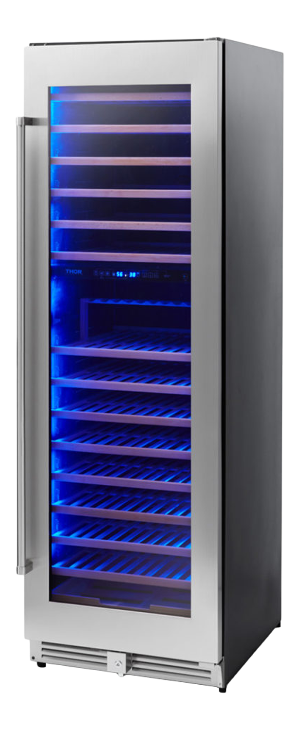 24 Inch Dual Zone Wine Cooler, 162 Wine Bottle Capacity - Model TWC2403DI