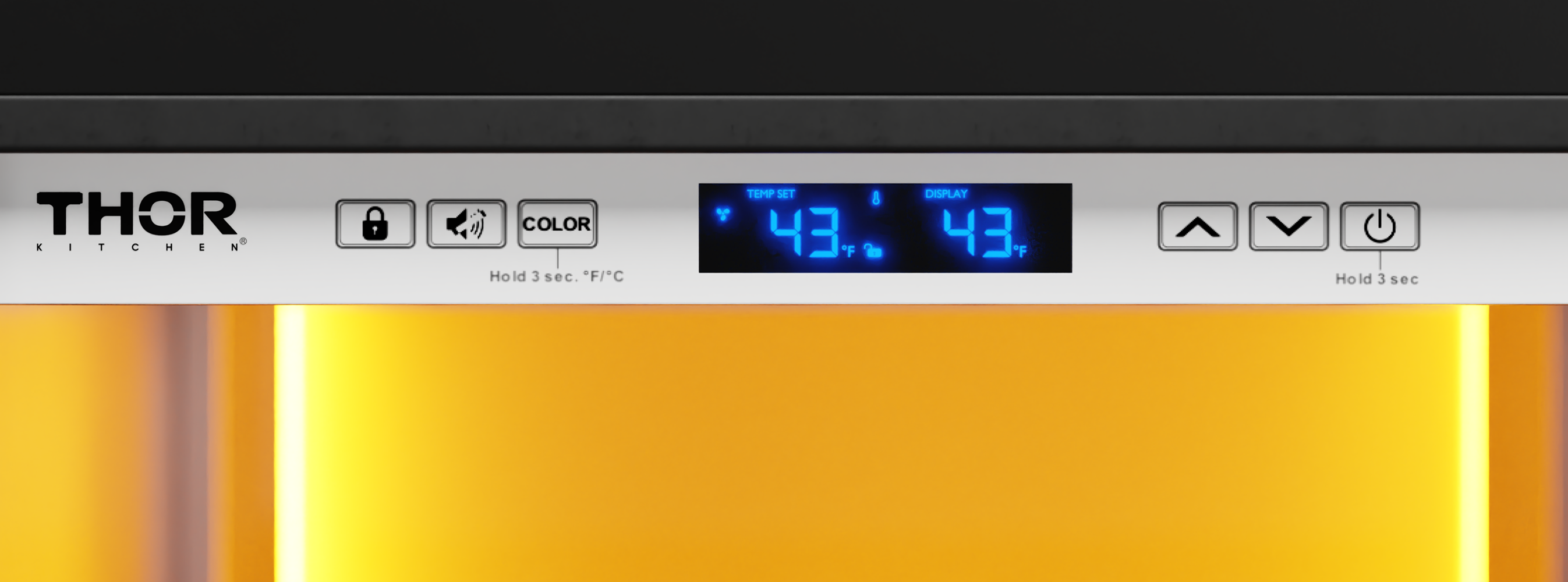 Thor Kitchen 24-Inch Single Zone Wine Cooler, 45 Wine Bottle Capacity – Model TWC24UL