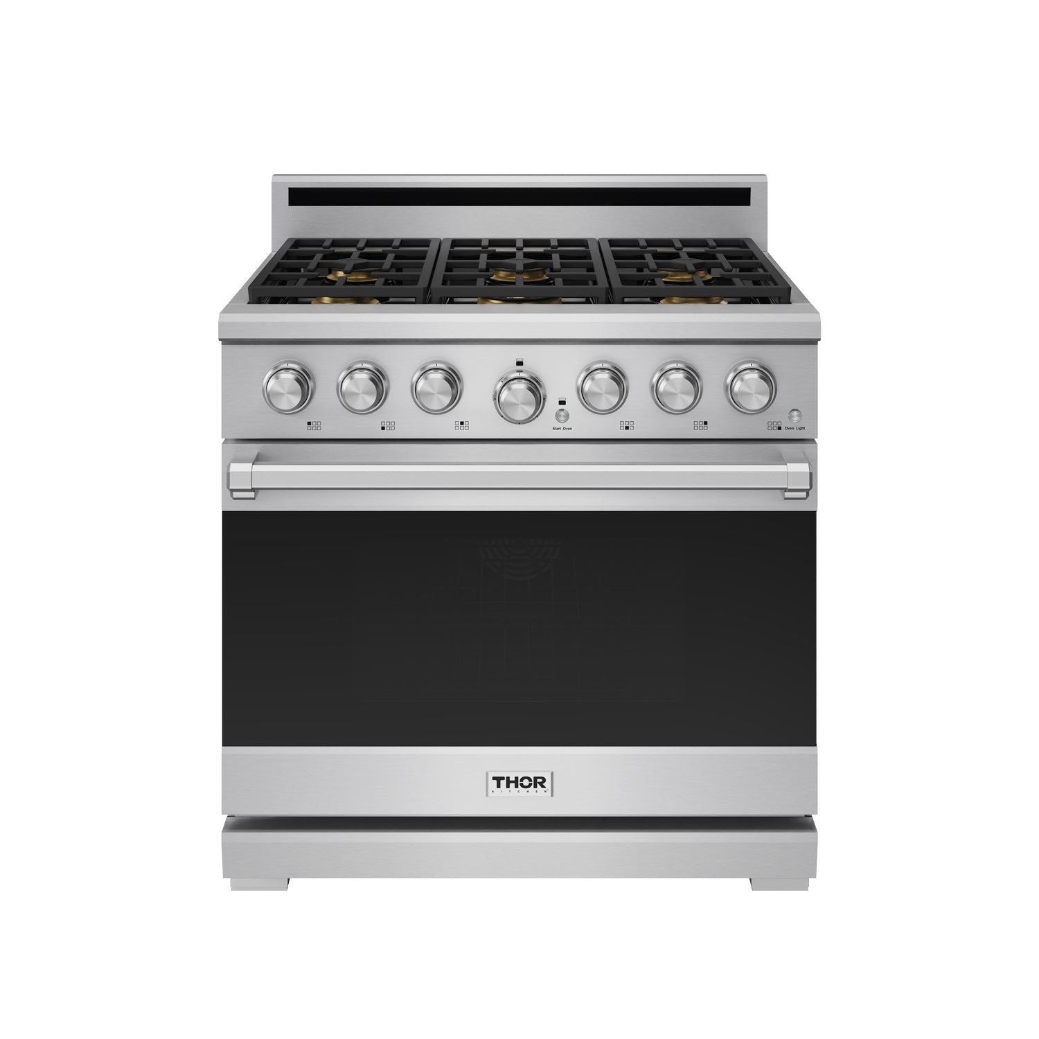THOR KITCHEN X Series 36-inch Professional Freestanding Gas Range - Model XRG36E